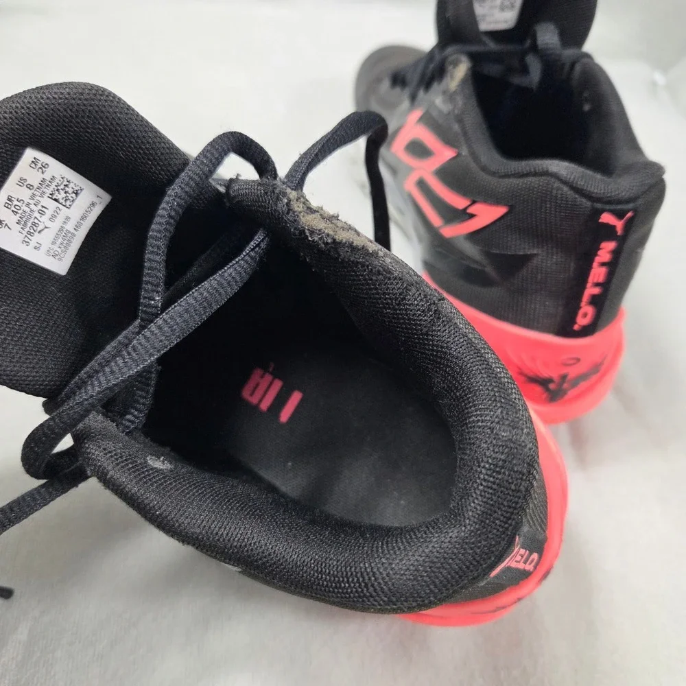 Puma MB.02 Phenom LaMelo Ball Black Sunset Glow Basketball Shoes 378287-01 US 8